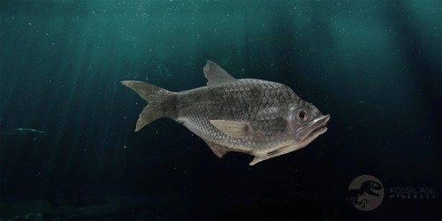 2.1" Diplomystus Dentatus Fossil Fish Green River FM WY Eocene Age COA, Stand - Picture 6 of 9