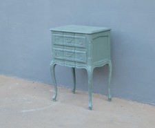 Comodino mobiletto 2 cassetti st.provenzale laccato Shabby Chic, '900!