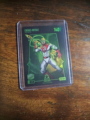 2025 Bo Jackson Battle Arena Glow Battlefoil SP BF-83 Crews-Missle Dylan Crews