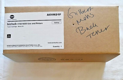 New Sealed Konica Minolta TNP44 Black Toner A6VK01F OEM For Bizhub 4050,4750