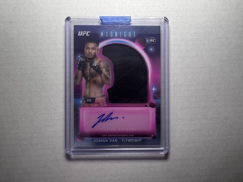 Joshua Van #RRA-JV 2025 Topps Midnight UFC Rookie Relic Autograph card