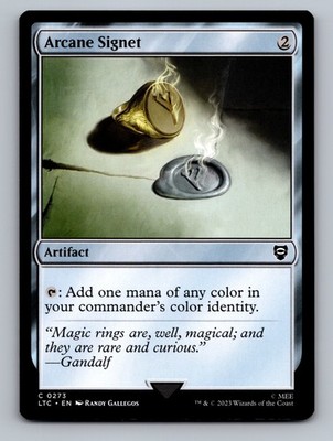 Arcane Signet C Commander: The Lord of the Rings: Tales of Middle-earth 273 NM