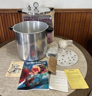 PRESTO 01780 PRESSURE CANNER COOKER 22 QUART IN Box With Extras | eBay