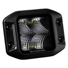 Hella Black Series Flush Mount 3.2 Cube Flood Beam Led Lights