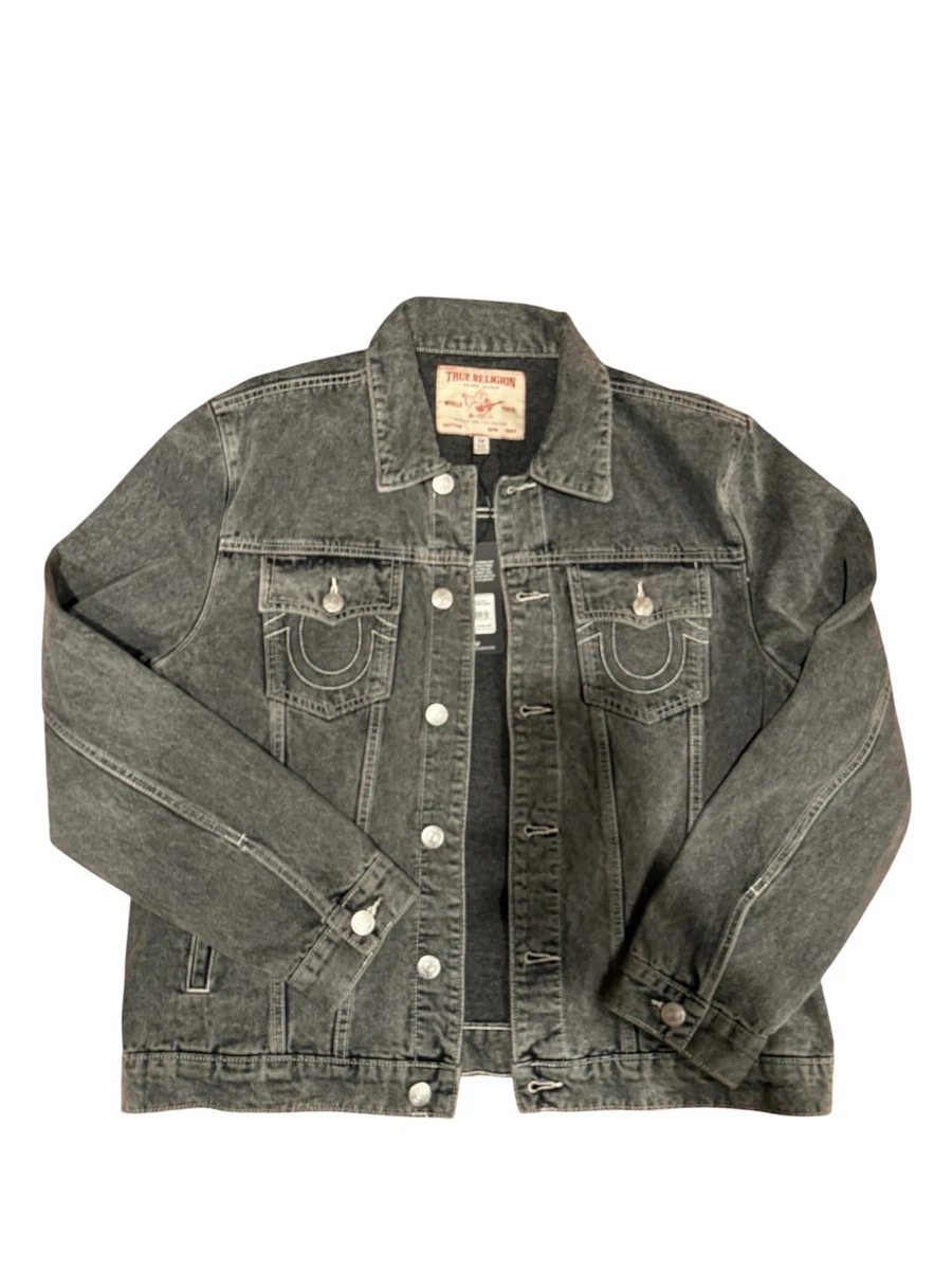 True Religion Gray Denim Coats, Jackets & Vests for Men for Sale