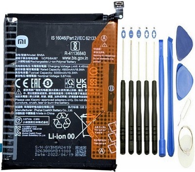Original Xiaomi Redmi Note 10 5G / Poco M3 Pro 5G Akku BN5A Batterie + Werkzeug