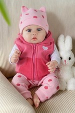 Lifelike Reborn Baby Dolls Boy 19 Inch Full Body Silicone Realistic Newborn Baby