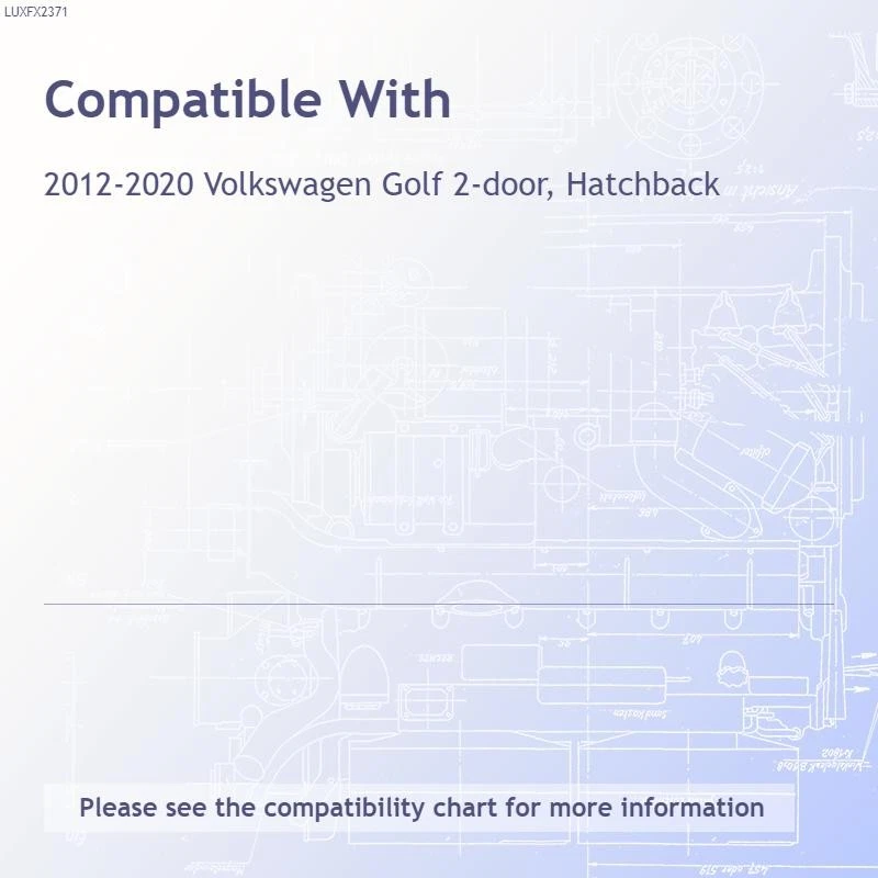 2 piezas. Borde de poste de pilar de acero inoxidable FX de lujo para Volkswagen Golf 2D 2012-2020 Foto 3 de 4