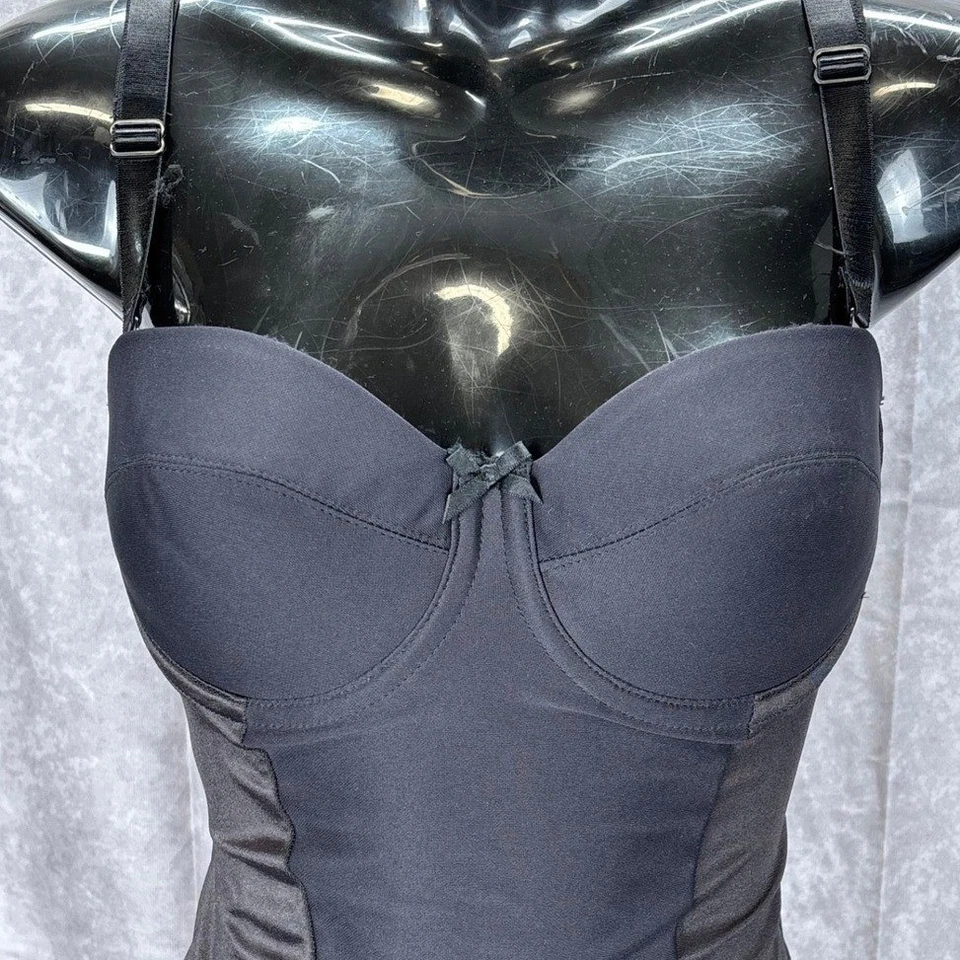 Miraclesuit Shapewear тела формирователь боди регулируемые ремни размер 34B черный - Изображение 2 из 4