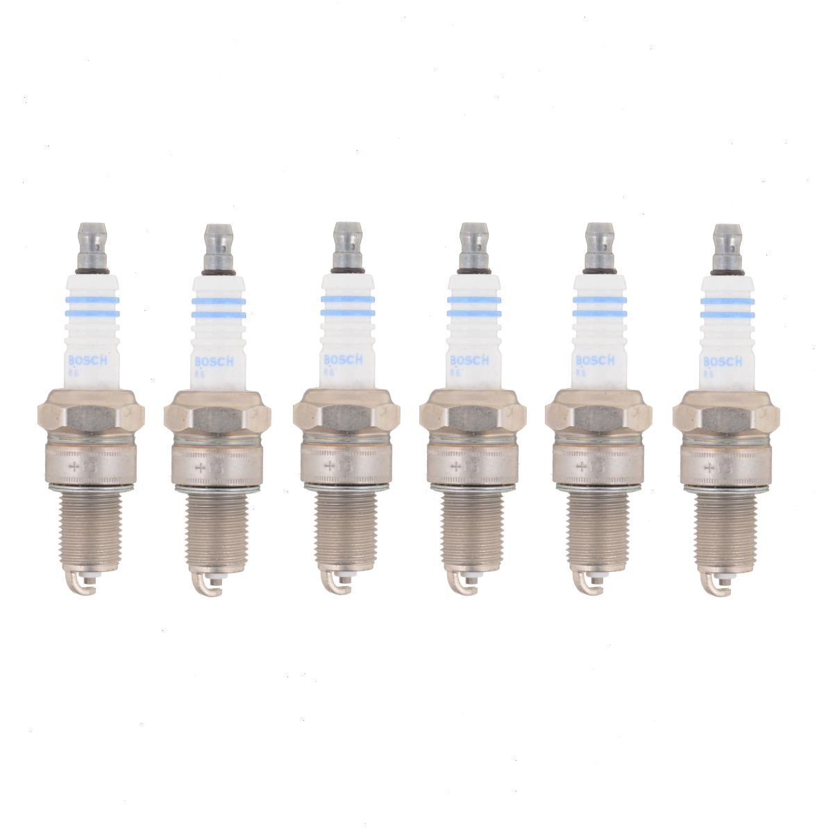 6 pc Bosch Nickel Copper Spark Plugs for 1972-1973 Jeep J-4500 4.2L L6 jh