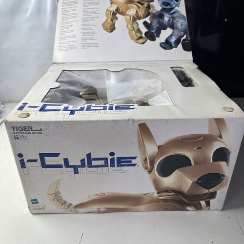 I-Cybie Robot Dog Gold Retro Toy RETRO & RARE Boxed Hasbro Tiger RC Vintage - Picture 4 of 10