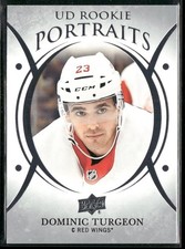 2018-19 Upper Deck Dominic Turgeon UD Portraits RC #P-68 Detroit Red Wings