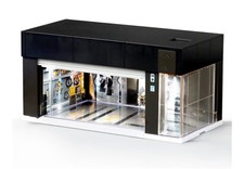 1/64 Scale Diecast Display Case for Hot Wheel Storage with LED Lights, Stackable