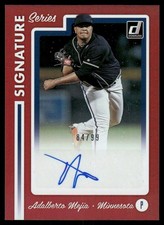 2017 Donruss Signature Series Red #SSAM Adalberto Mejia Auto /99 - BB