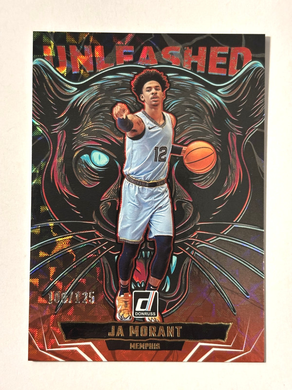 2025-26 Donruss Basketball - Ja Morant Unleashed #2 Fireworks /125