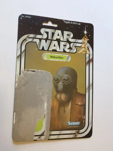 CARDBACK ONLY for Vintage Star Wars WALRUS MAN 21 BACK