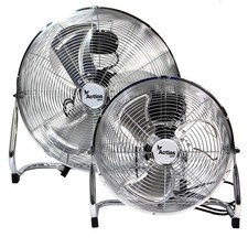 High Velocity Metal Floor Fan Air Cooling 3 Speed Control Cool Home Gym Workshop