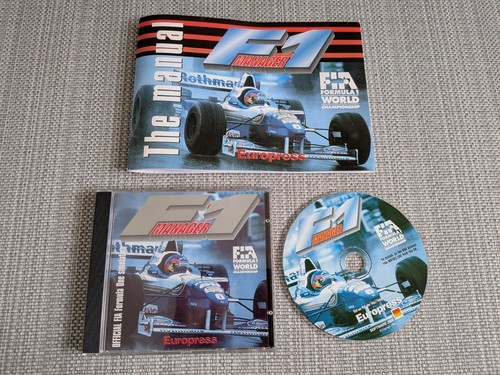 F1 Manager Big Box Retro Vintage PC Game 1996 with Manual - Picture 2 of 3