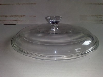Pyrex 3-Glas Topf-/ Pfannen-/ Kasserollen-Deckel 023C rund, Glasgriff, 19cm.