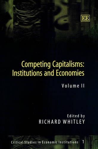 Competing Capitalisms: Institutions and Economies - 9781840647495