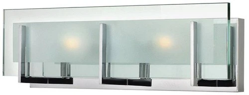 Hinkley Latitude 18" Wide Modern Chrome and Glass Vanity Bath Light - Picture 1 of 6