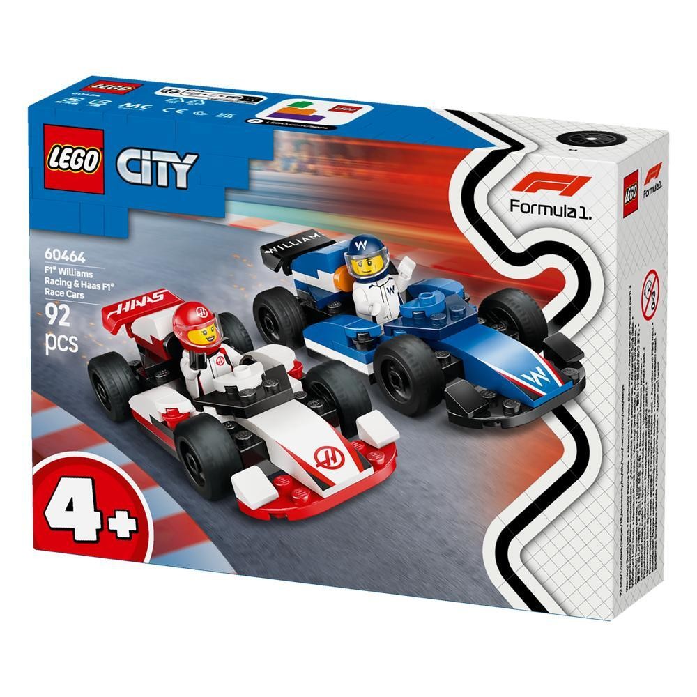 LEGO City F1 Williams Racing Haas Formula 1 Cars NEW 2025