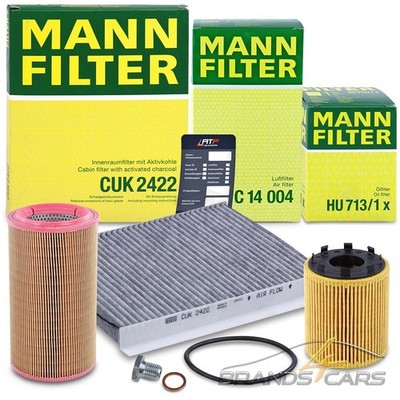 MANN-FILTER INSPEKTIONSPAKET FILTERSATZ A FÜR FIAT BRAVO 2 1.4 T-JET AB BJ 07
