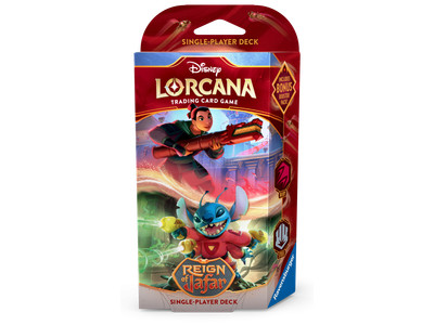 Disney Lorcana Reign of Jafar Starter Deck Rubin/Steel (ENG) Ravensburger