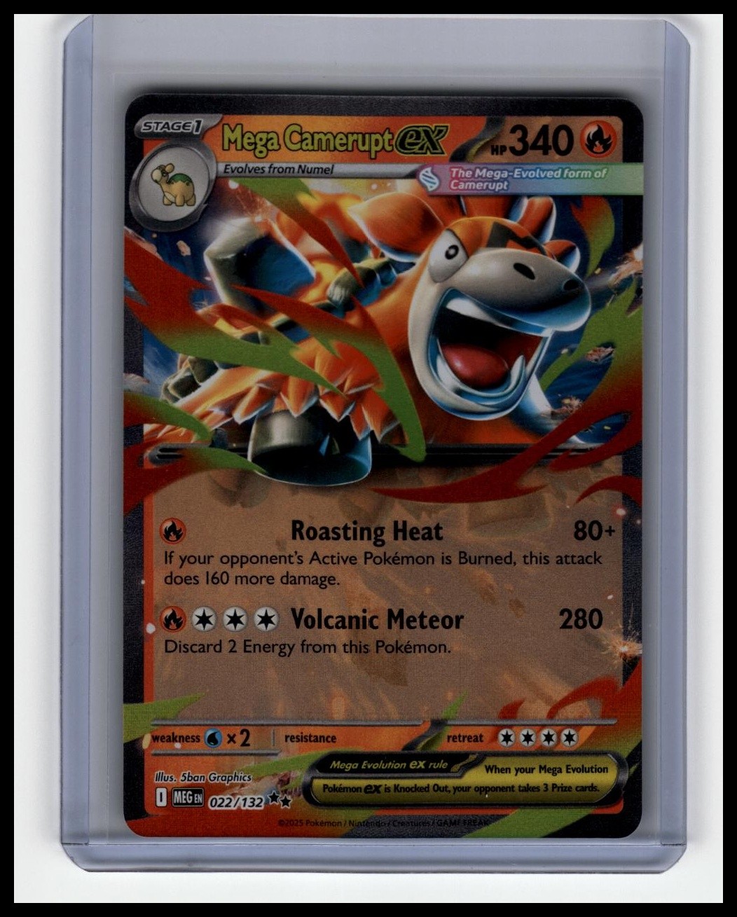 ME01: Mega Evolution #022/132 Mega Camerupt ex