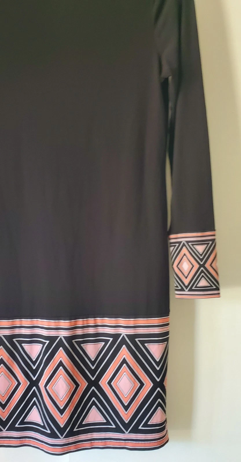 Abito donna Michael Kors nero geometrico medio