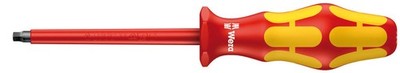 Wera Kraftform Plus 165 i PZ 1 Insulated Screwdriver 3 1 8 Blade Red Handle