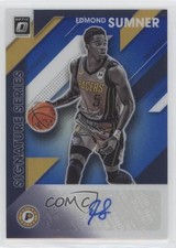 2019-20 Donruss Optic Signature Series Blue Prizm 21/25 Edmond Sumner Auto nd3