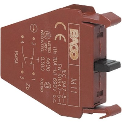 BACO LM11 Kontaktelement  1 Öffner, 1 Schließer  tastend 600 V 1 St.