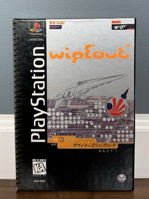 Wipeout (Original Long Box) For PlayStation PS1, 1995, Psygnosis, Complete