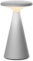 Müller-Licht Led-Akku-Tischleuchte 27700207, Dimmbar, 2700K, Warmweiß, Grau
