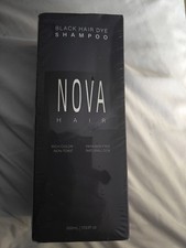 W4- NOVA Hair Instant Dye Shampoo Dark Brown Non-Toxic 6.76 fl Oz 200ml 
