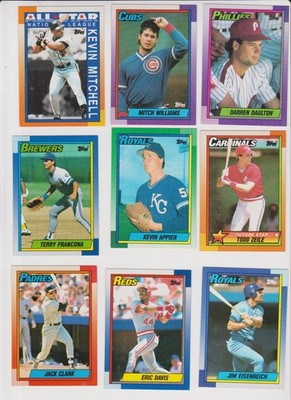 1990 Topps Lot #1 U Pick Collection Set Lot -- Get 40% off!!