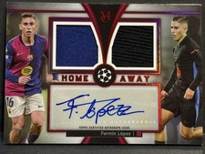 2024-25 Topps Museum UCC Barcelona Fermin Lopez Home Away Patch Auto Ruby 03/25