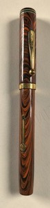 Waterman #7 ripple green nib and cap band