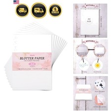 20 Sheets Blotting Paper for Flower Press, Large 8.26 x 11.8 inch A4 Highly A...