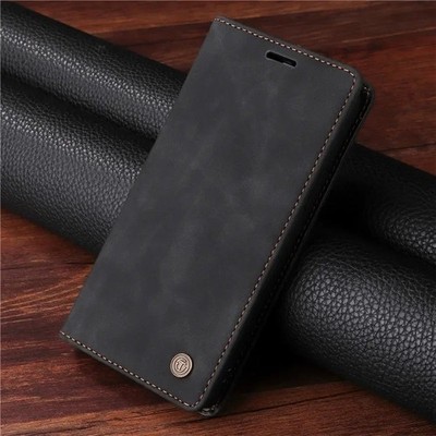 Wallet Leder Magnet Flip Cover für Samsung Galaxy S25 S24 S23 S22 S21 Hülle