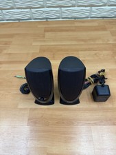 Altavoces estéreo multimedia Dell A215 MP3 PC para computadora probados funcionando