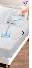 LantingMing Waterproof Mattress Protector Whi...