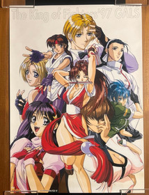 Neo Geo The King of Fighters '97 Girls B2 Poster Selection KOF97 Mamoru Yokota