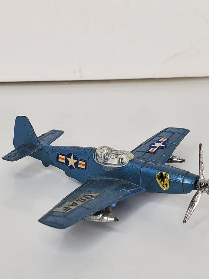 Juguetes modernos Japón Zylmex Dyna Flites años 70 diecast P-51D Mustang Foto 2 de 4