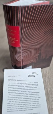 Die Nacht des Dr. Herzfeld & Schnee von Georg Hermann- Die Andere Bibliothek 442
