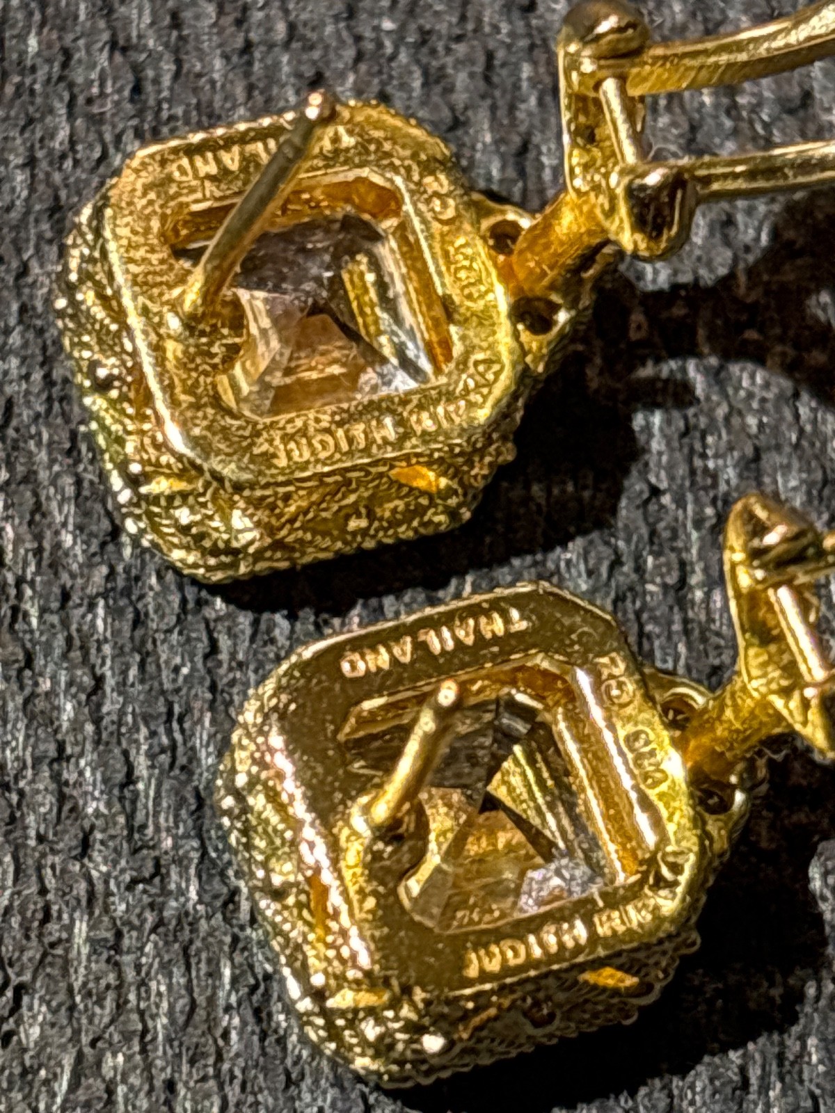 JUDITH RIPKA 14K Gold Plated Sterling Silver Cubic Zirconia EARRINGS