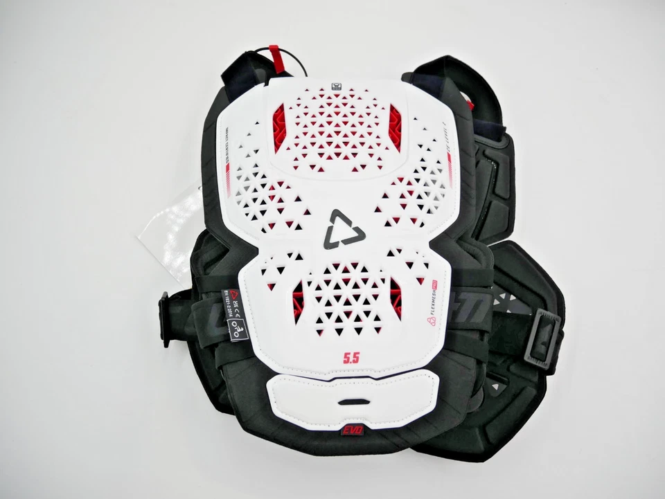 Protetor Corporal Leatt 5.5 Evo Branco Tamanho Médio - 5025202281 - Imagem 3 de 4