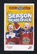 2025-26 Edmonton Oil Kings Pocket Schedule WHL