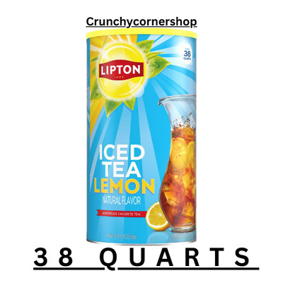 Lipton Lemon Iced Tea Mix, 38 qt. FREE SHHIPPING